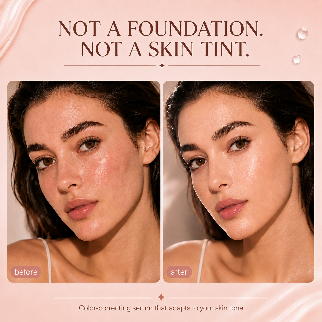 Covers redness ¡ª without the cakey foundation look.