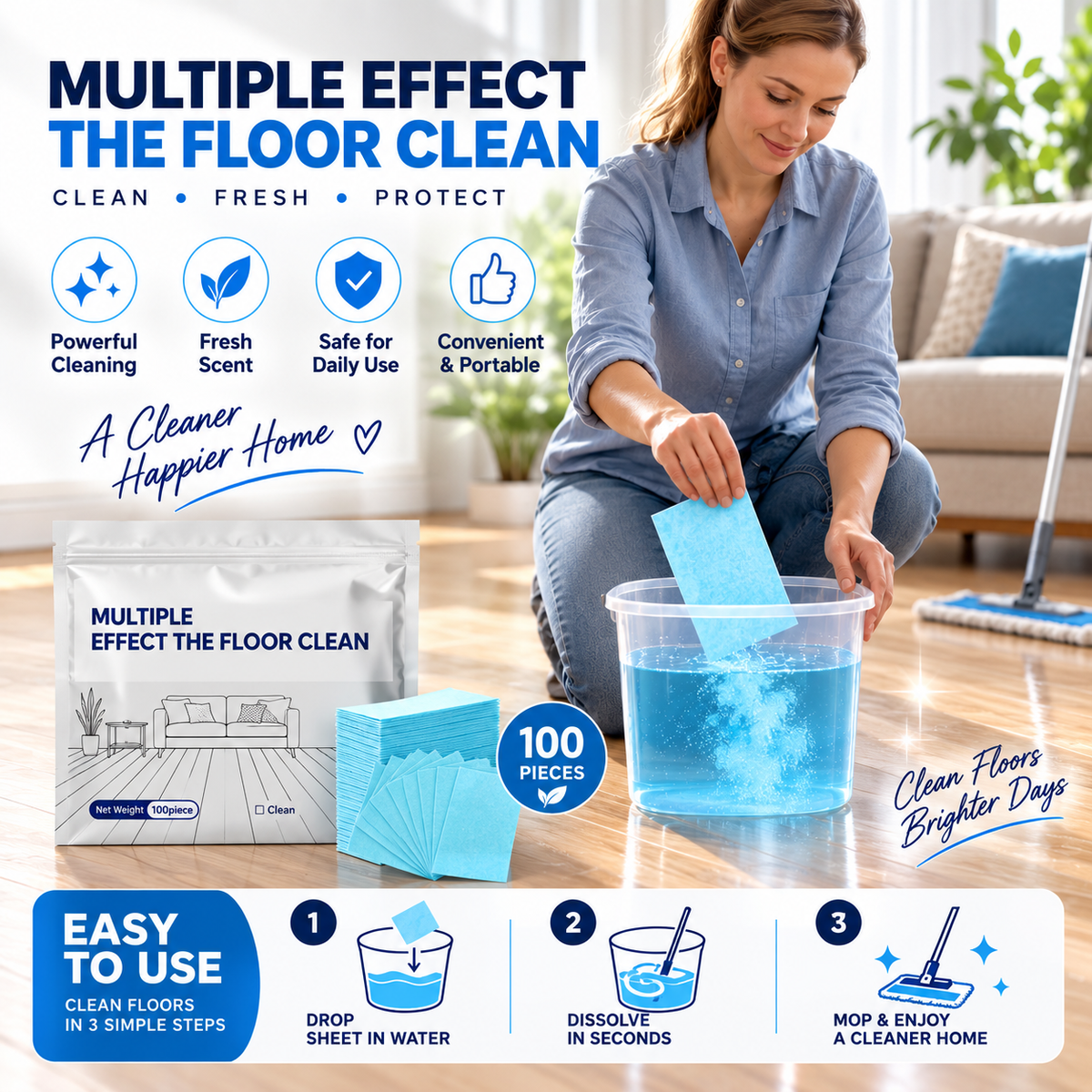 Multi-Effect Floor Clean Tablets