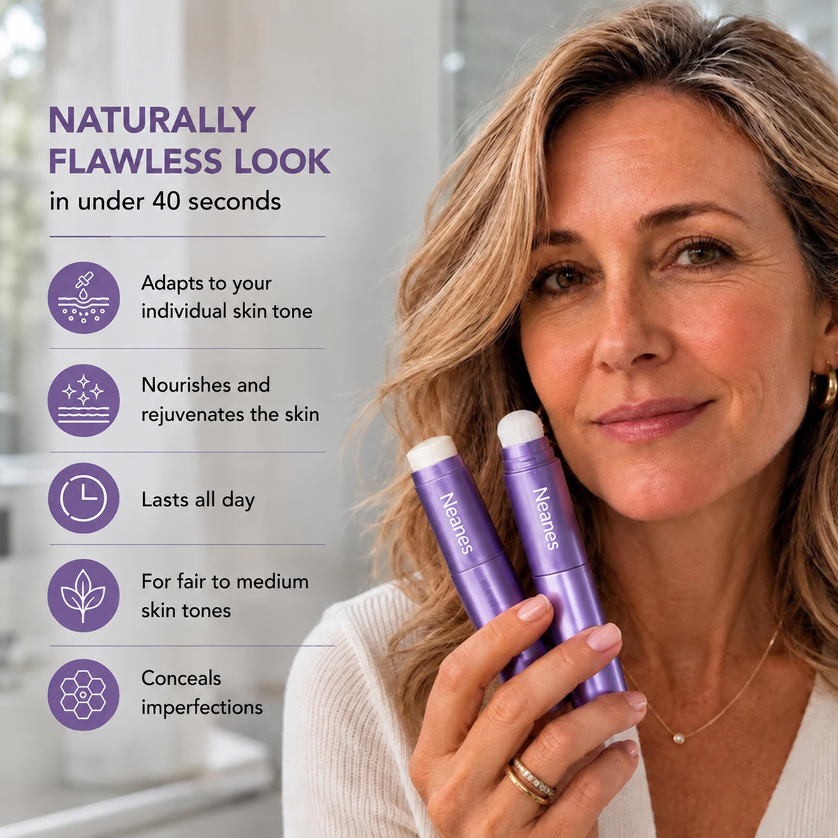Changing Foundation Stick – The stick that makes mature skin glow again