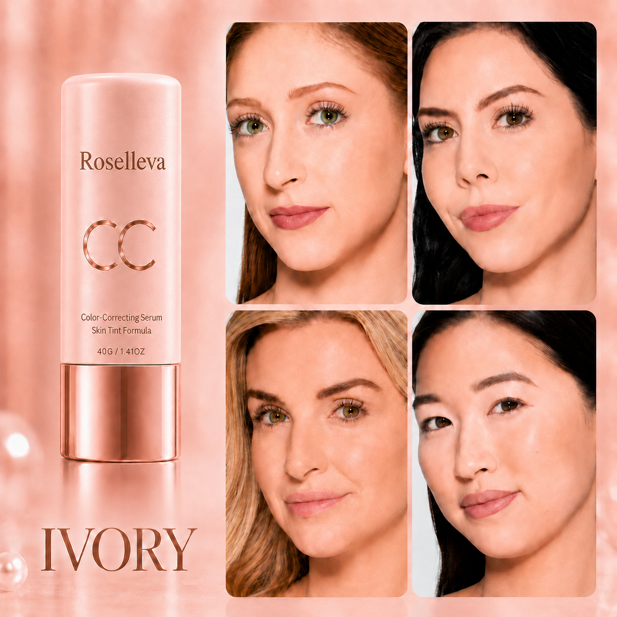 Covers redness ¡ª without the cakey foundation look.